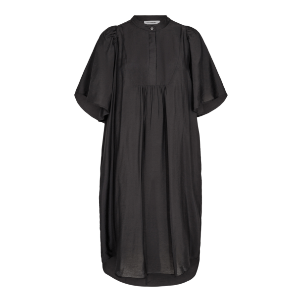 Co'couture Kjole - Callum Volume SS Dress - Black