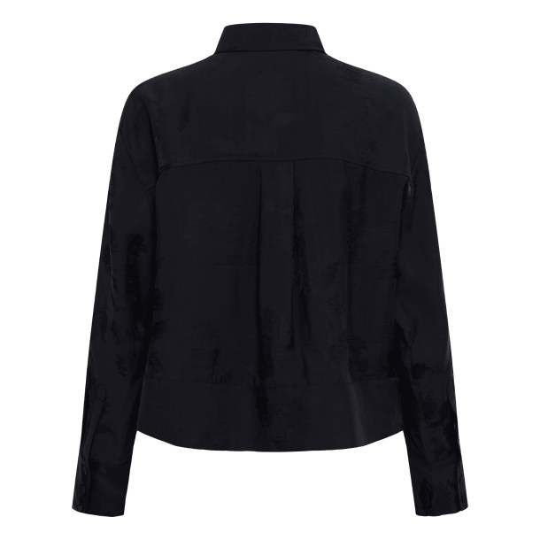Part Two Skjorte - CarollaPW Shirt - Dark Navy Jaquard Flower