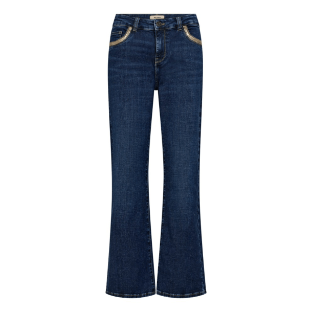 Mos Mosh Jeans - MMCecilia Perla Jeans - Dark Blue, Ankle
