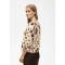 Part Two Skjorte - ChanniePW Shirt - Oatmeal Feather Flower Print