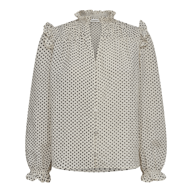Co'couture Skjorte - ChessCC Dot Shirt - Off White