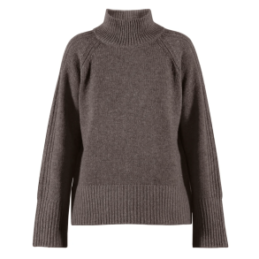 Blue Sportswear Strik - Cimmie Blouse - Light Chocolate Melange