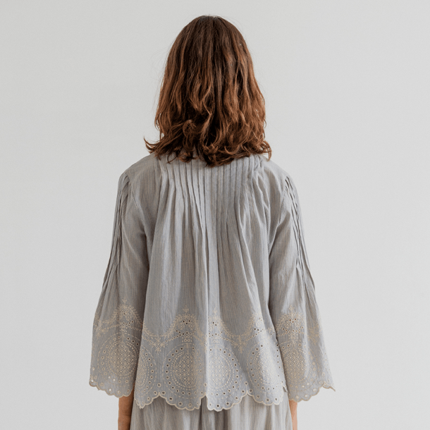 Project AJ117 Bluse - Clementine - Kit