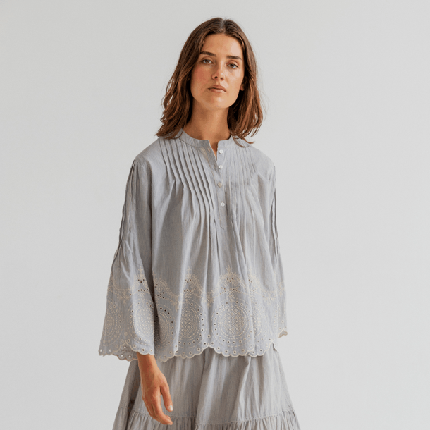 Project AJ117 Bluse - Clementine - Kit