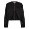 Co'couture Jakke - CloverCC Dot Balloon Jacket - Black