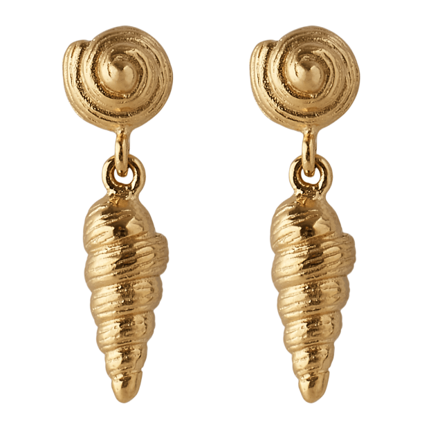 Pernille Corydon reringe - Cocoon Earrings - Forgyldt