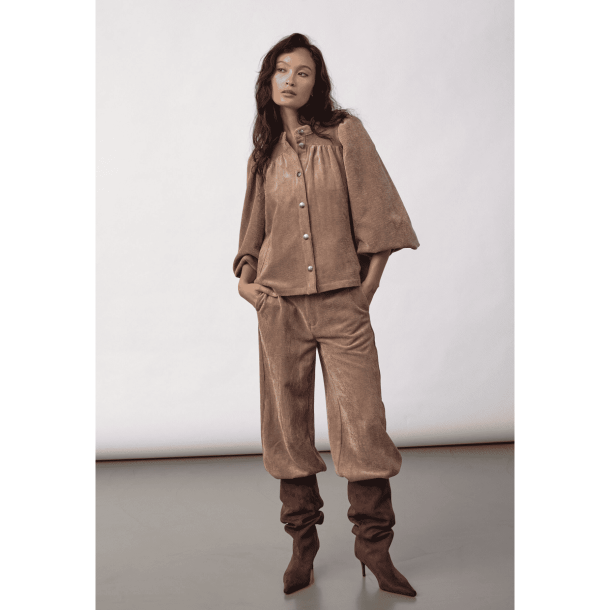 Co'couture Skjorte - DaisyCC Cord Shirt - Walnut