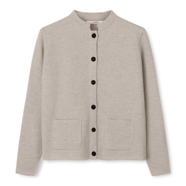 SibinLinnebjerg Strik - Dell - Light Sand