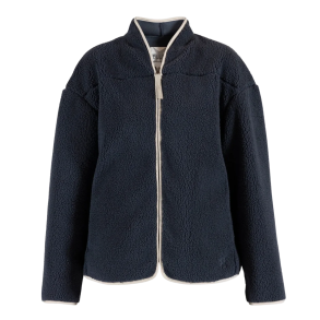 Blue Sportswear Jakke - Delta Teddyfleece Blouse - Dusty Navy
