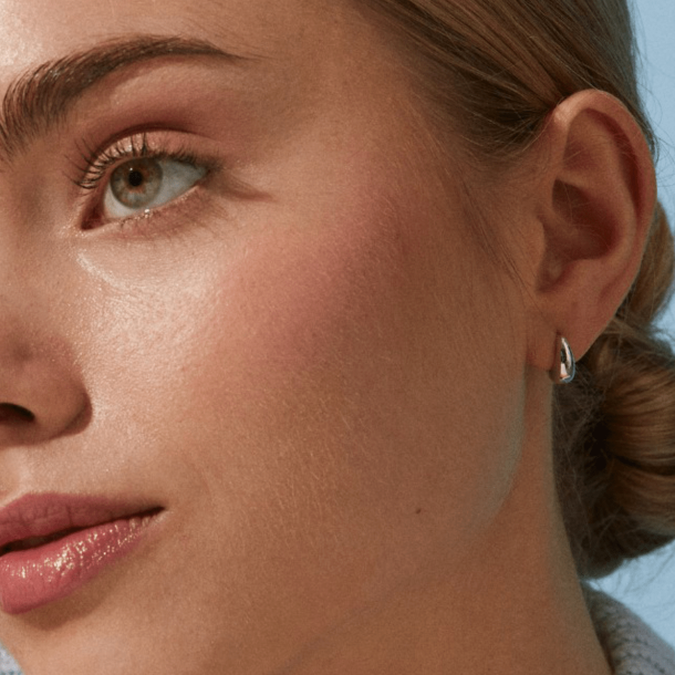 Sparv �reringe - Dewdrop Earrings - S�lv