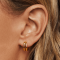 Sparv reringe - Donna Earrings - Forgyldt
