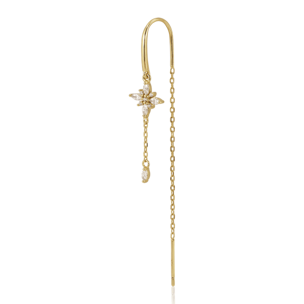 Alura Copenhagen �reringe - Eclipse Bow 02 - Forgyldt