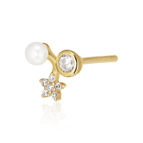 Alura Copenhagen �reringe - Eclipse Earstud 25 - Forgyldt