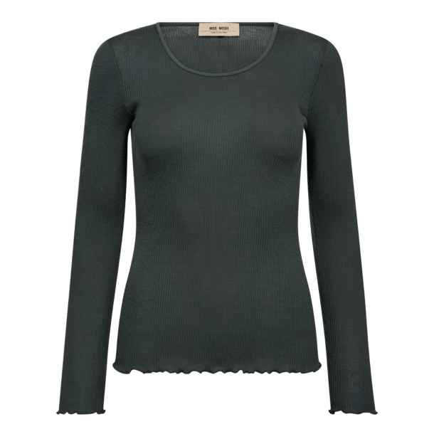 Mos Mosh Top - MMElaine Seamless O-LS Top - Urban Chic
