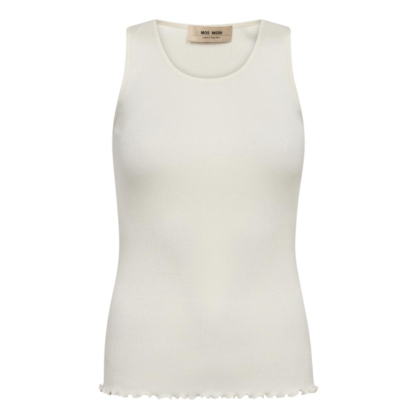 Mos Mosh Top - MMElaine Seamless Silk Tank Top - Ecru