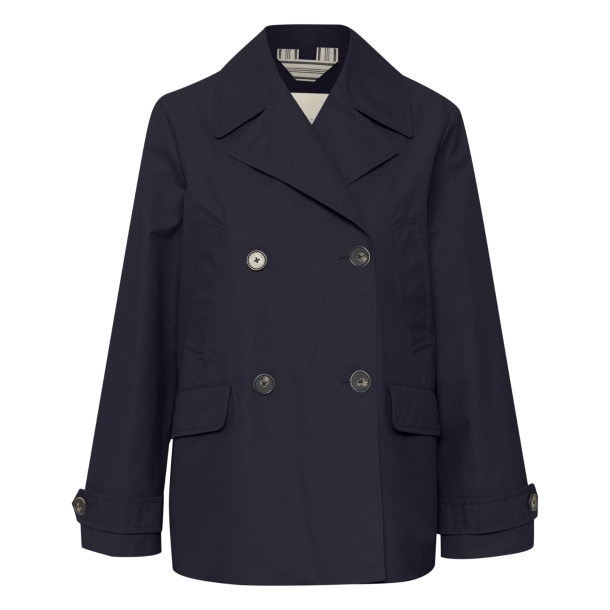 Part Two Frakke - ElicePW Coat - Dark Navy