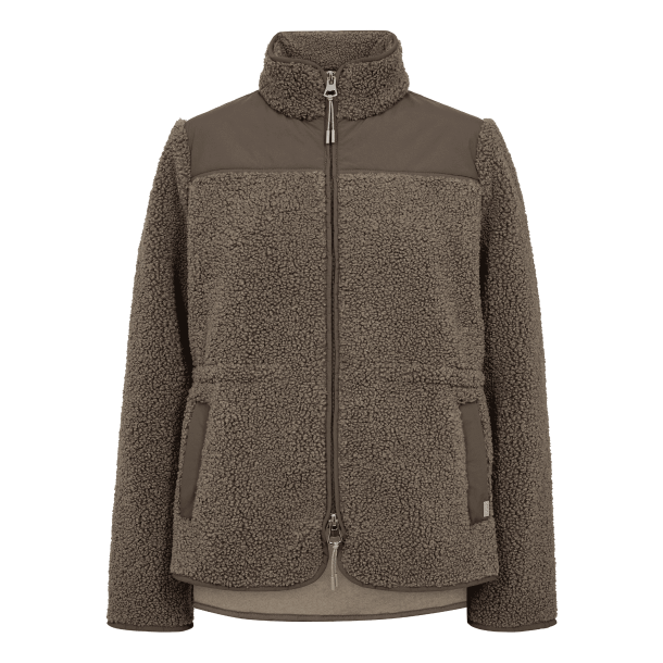 Mos Mosh Jakke - MMElisa Eli Teddy Jacket - Dusty Olive