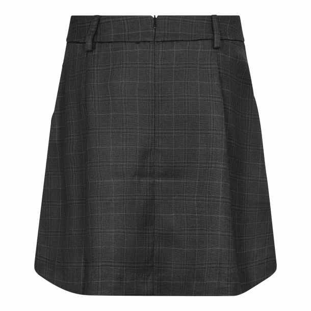 Co'couture Nederdel - EloraCC Pocket Pleat Mini Skirt - Dark Grey