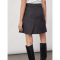 Co'couture Nederdel - EloraCC Pocket Pleat Mini Skirt - Dark Grey