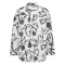 Co'couture Skjorte - ElricCC Flower LS Shirt - Navy