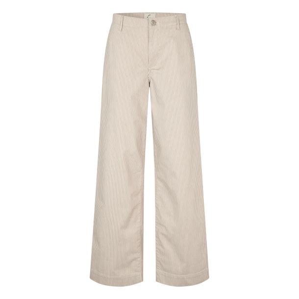 Five Units Bukser - EricaFV - Oat Milk Stripe