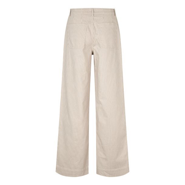 Five Units Bukser - EricaFV - Oat Milk Stripe
