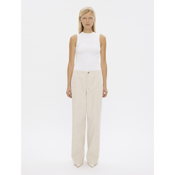 Five Units Bukser - EricaFV - Oat Milk Stripe