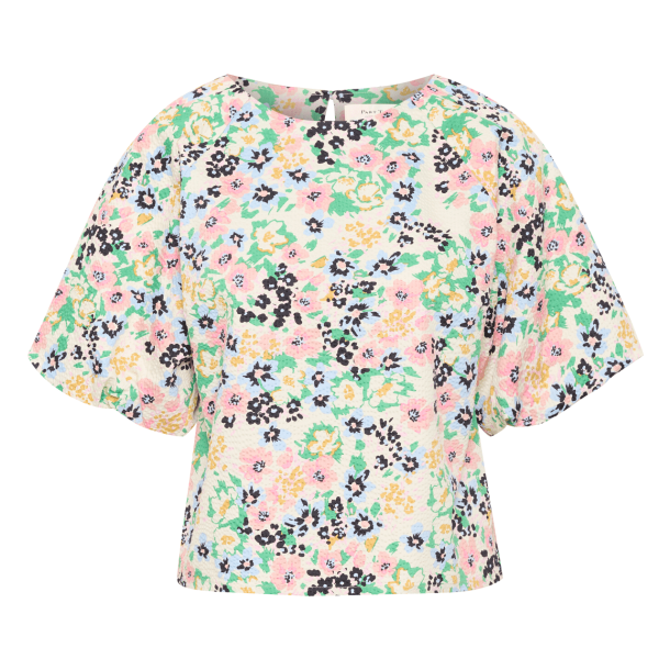 Part Two Bluse - EstermarinePW Blouse - Green Multi Flower