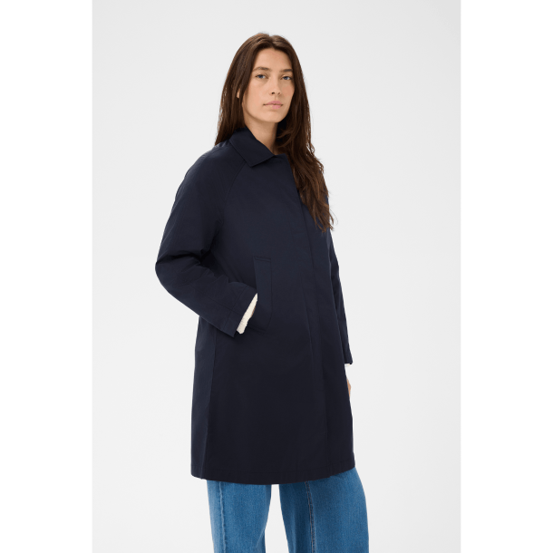Part Two Frakke - EttiePW Coat - Dark Navy