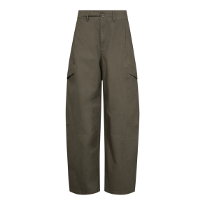 Co'couture Bukser - EvelynCC Barrel Pant - Army
