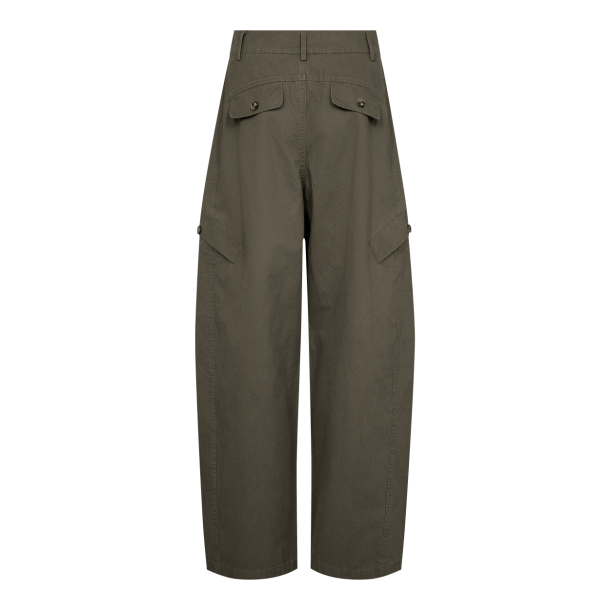 Co'couture Bukser - EvelynCC Barrel Pant - Army