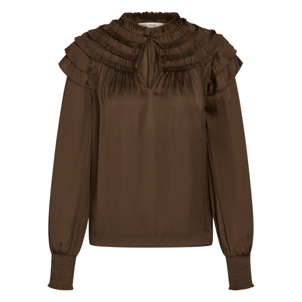 Rue de Femme Bluse - Flori Blouse - Bitter Chocolate