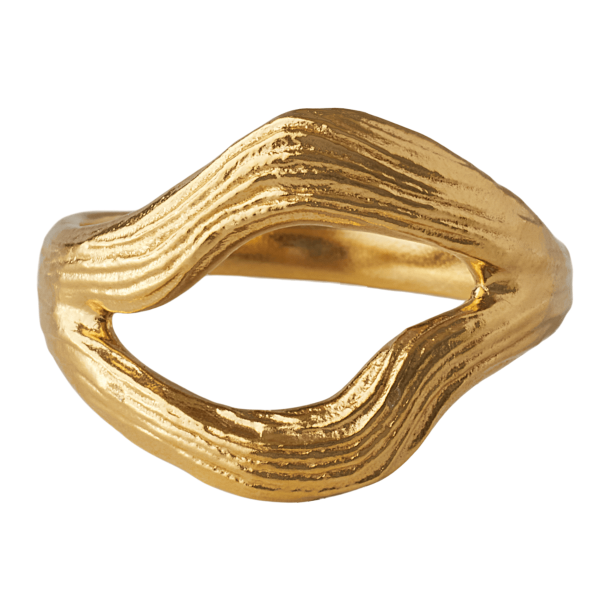 Pernille Corydon Fingerring - Flowing Dreams Ring - Forgyldt