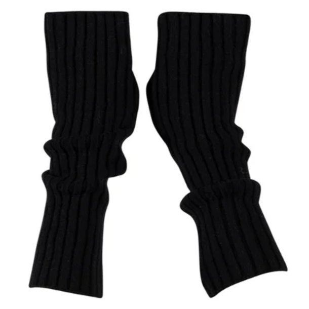 Blue Sportswear Hndledsvarmere - Frederikke Wool Wrist Warmers - Black