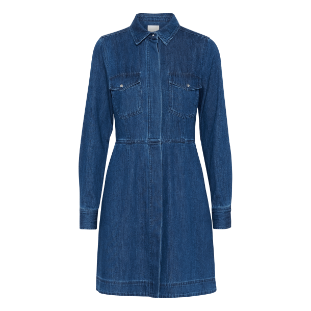 Part Two Kjole - FrejaPW Dress - Medium Blue Denim