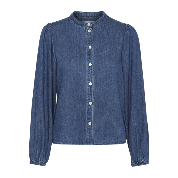 Part Two Skjorte - FrejdaPW Shirt - Medium Blue Denim