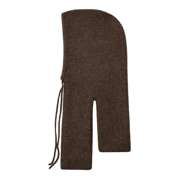Co'couture Hue - GinaCC Balaclava Knit - Dark Brown