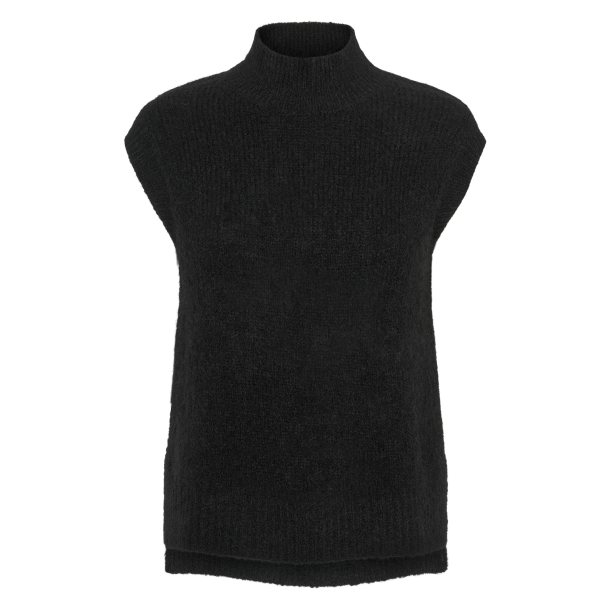 Rue de Femme Strik - RDFGiselle Knit Vest - Black