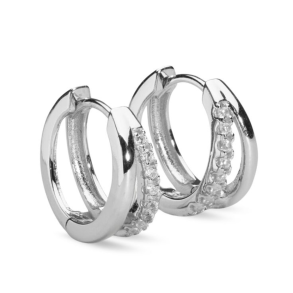 Sparv �reringe - Goal Hoops Earrings - S�lv