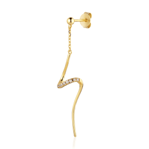 Alura Copenhagen �reringe - Grace Earstud 08 - Forgyldt