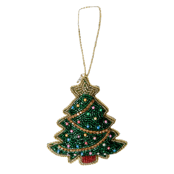 Black Colour Julepynt - BCChristmas Tree Ornament - Green