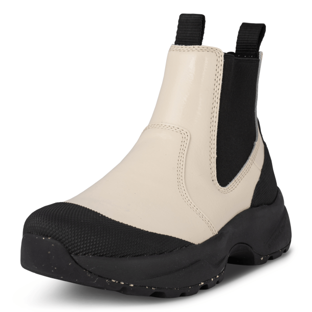 Woden Gummistvler - Hega Patent Waterproof - Ivory