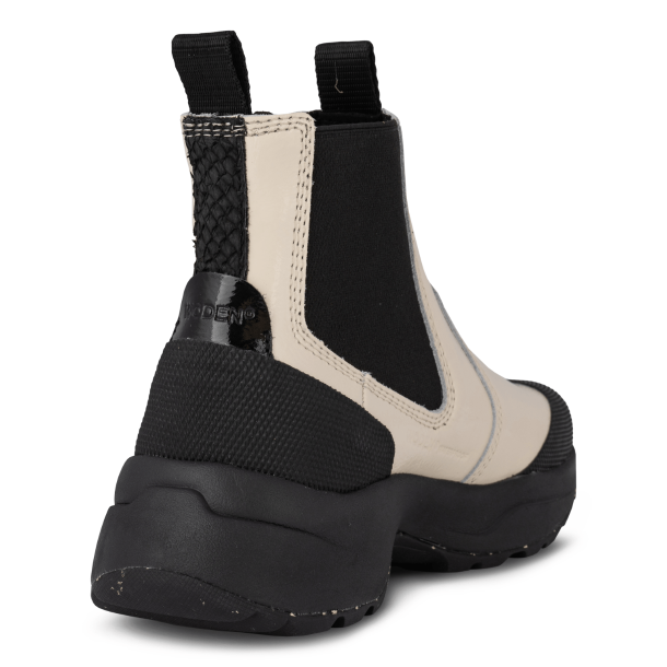 Woden Gummistvler - Hega Patent Waterproof - Ivory