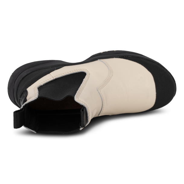 Woden Gummistvler - Hega Patent Waterproof - Ivory