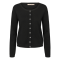Rue de Femme Cardigan - Softy Heloise Knit Cardigan - Black
