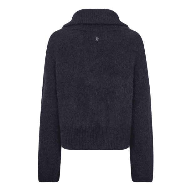 Mos Mosh Strik - MMHulda Knit Zip - Salute Navy