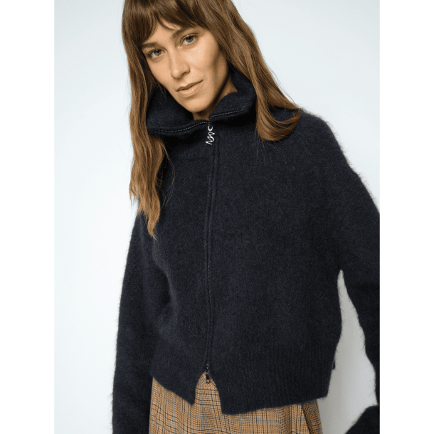 Mos Mosh Strik - MMHulda Knit Zip - Salute Navy