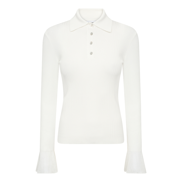 Leveté Room Bluse - LR-Obi 1 - Star White