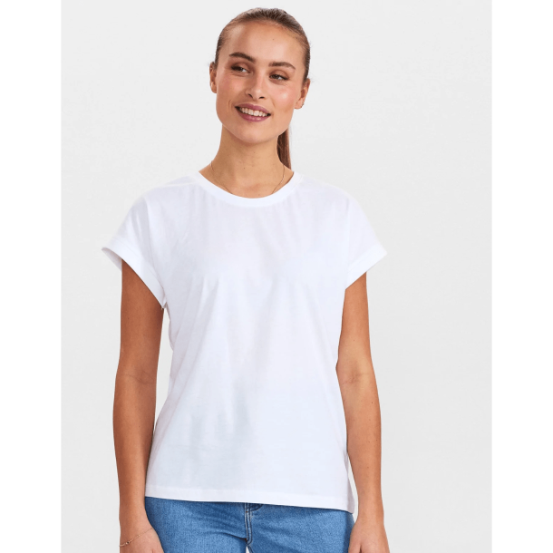 Nümph T-shirt - NuBeverly T-Shirt - Bright White
