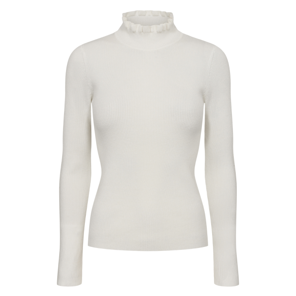 Nmph Bluse - NuSidanu Highneck Pullover - Cloud Dancer